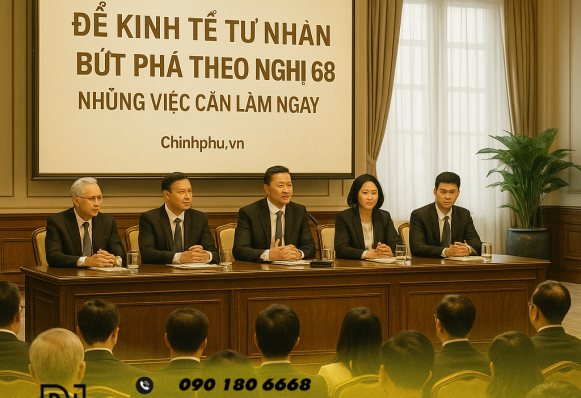 Kinh tế tư nhân bứt phá theo Nghị quyết 68: Những việc cần làm ngay